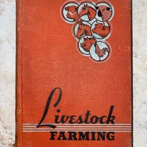 Vintage Livestock Farming Book